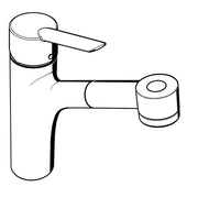 Hansgrohe - Spültisch EHM TALIS S 32841000 chrom m.Ausziehbrause