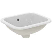 Ideal Standard - Einbauwaschtisch CONNECT, rechteckig, o. Hl., m.Ül., 420x350x175mm, Weiß