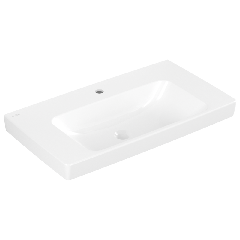 VILLEROY & BOCH - Waschbecken Architectura 800x445mm Rechteck 1HL. ohne Überlauf Weiß Alpin