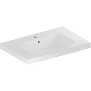 Geberit Vertriebs - iCon Light Waschtisch 90x48cm Ablagefl., m. Hl., m. Ül., weiß KeraTect