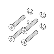 TECE SE - Ersatzteil Verstellbolzen 18-33 mm für WC-Einbaurahmen