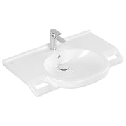 VILLEROY & BOCH - Waschbecken ViCare 810x560mm Oval 1HL. mit Überlauf Weiß Alpin CeramicPlus