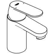 Grohe - Waschtisch EHM Eurosmart C 32824 1/2 glatter Körper chrom