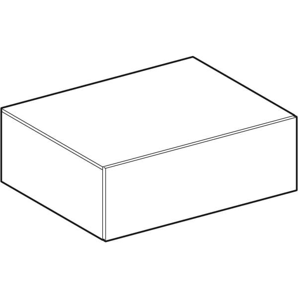 Geberit Vertriebs - Seitenschrank XENO2 mit 1 Schublade 58x20x46,2cm, greige