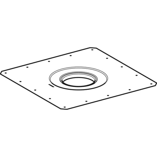 Geberit Vertriebs - Anschlussblech PLUVIA universell CrNi-Stahl 1.4404