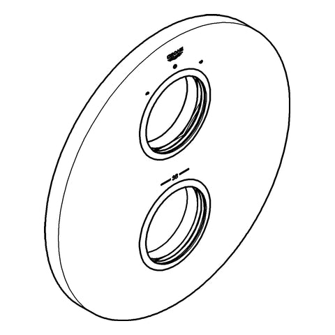 Grohe - Rosette 47816 chrom