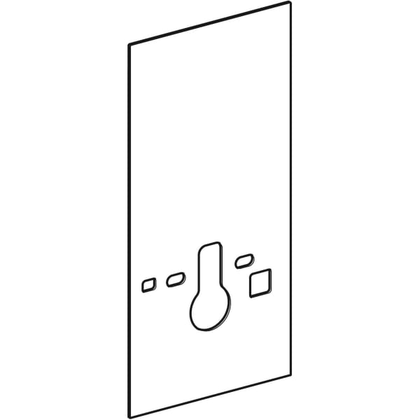 Geberit Vertriebs - Frontverkleidung zu Monolith Sanitär- modul für AquaClean 101cm Glas umbra