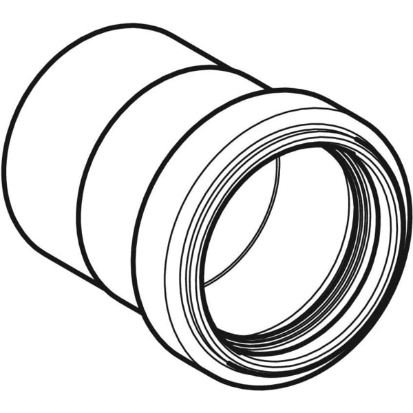 Geberit Vertriebs - Silent-db20 Anschlusssteckmuffe reduziert d56/di50 L7,6