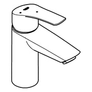 Grohe - EH-WT-Batterie Eurosmart 32926_3 S-Size MST kalt Z.Ablaufgrt. matte black