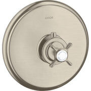 Hansgrohe - Fertigset UP Thermostat AXOR MONTREUX 16810 brushed nickel m.Kreuzgriff