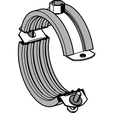 Sikla - Rohrschelle VA 40- 45mm 11/4 Edelstahl mit Einlage M 8 170745