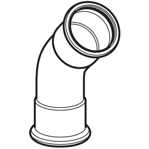 Geberit Vertriebs - Niro Bogen 45 Grad Durchmesser: 12mm, # 30601