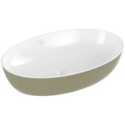 VILLEROY & BOCH - Aufsatzwaschbecken Artis 610x410mm Oval ohne Überlauf Sage Green