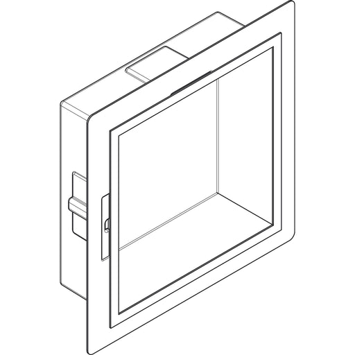 Hansgrohe - XtraStoris Individual Wandnische mit Designrahmen 300x300x100mm MW/BBC