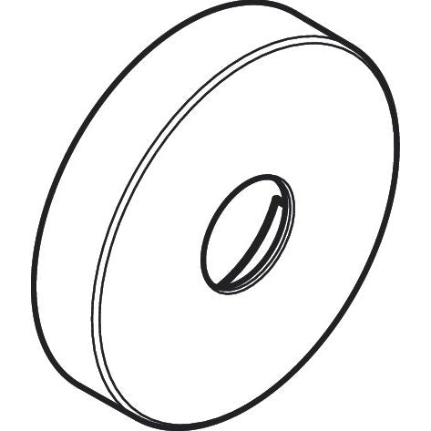 Hansgrohe - Rosette für Brausearm edelstahl-optik