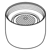 Grohe - Mousseur Durchflußklasse A 13928 15 l/min 3 bar Kalkschutz M22x1 chrom