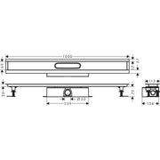Hansgrohe - Komplettset uBox universal für Standardinstall.1000mm für DR FS