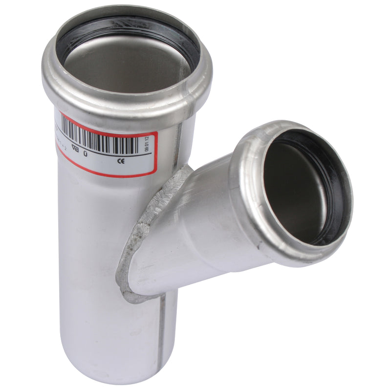BLÜCHER - BL�CHER Edelstahl Abzweig 45Gr. 1.4301 (V2A) DN70x70