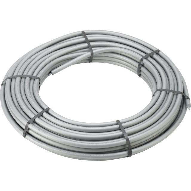 Viega - Rohr RAXOFIX 5302, 25x2,7mm Kunststoff silbergrau Ring a 50m, per M
