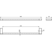 Ideal Standard - Handtuchhalter CONNECT 600mm N1387AA chrom
