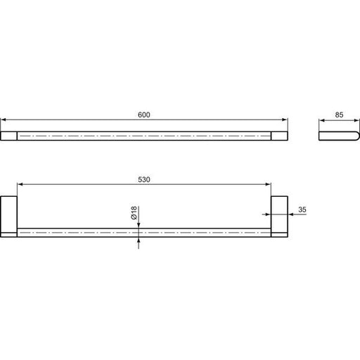 Ideal Standard - Handtuchhalter CONNECT 600mm N1387AA chrom