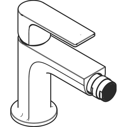 Hansgrohe - Bidetmischer Rebris E mit Metall Zugstangen-Ablaufgarnitur MSW