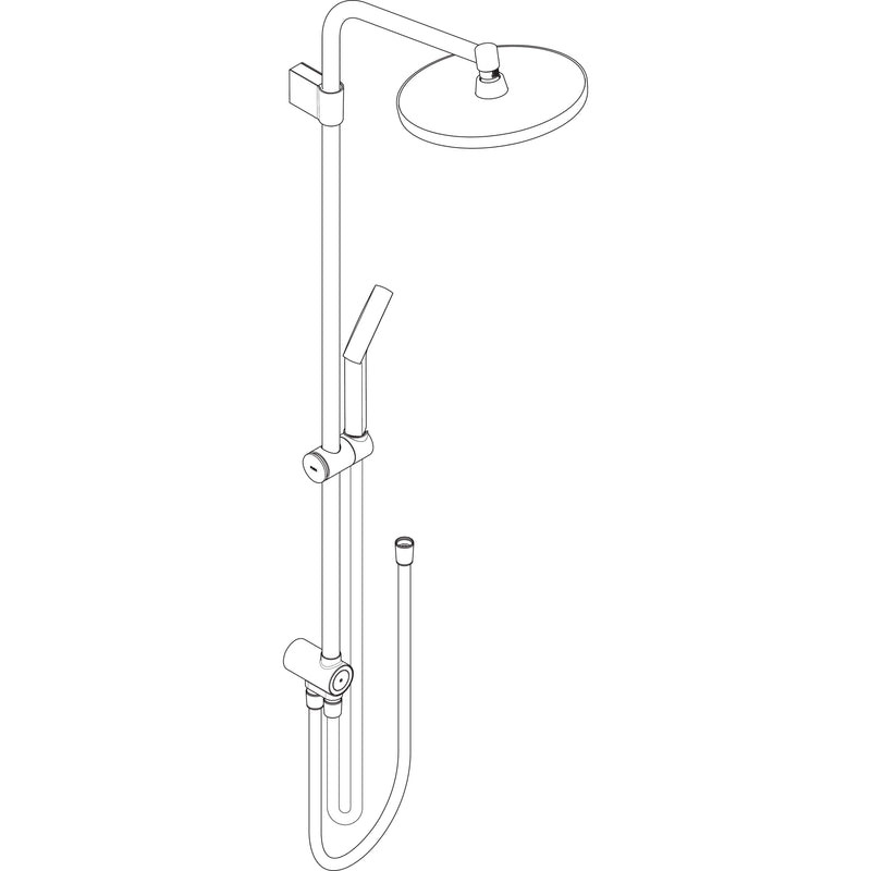 Hansgrohe - Activera S Showerpipe 240 1jet EcoSmart Reno Varia MSW