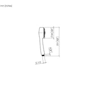 Dornbracht - Handbrause neutral 2800297809 messing