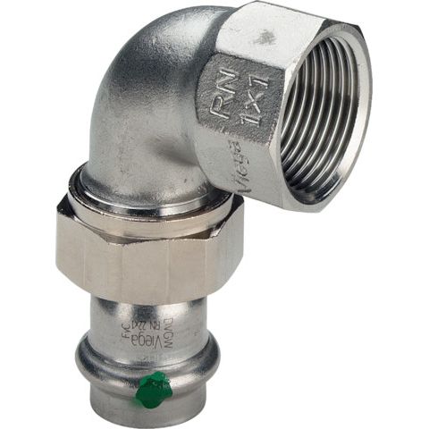 Viega - Verschraubung SANPRESS Inox 2355 22mm x 1 IG Edelstahl