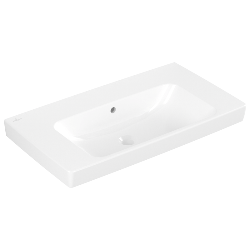 VILLEROY & BOCH - Waschbecken Architectura 800x445mm Rechteck mit Überlauf Weiß Alpin