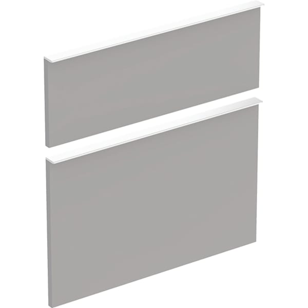 Geberit Vertriebs - Schubladenfront Platin, 2 Stück zu ICON WTU 840362