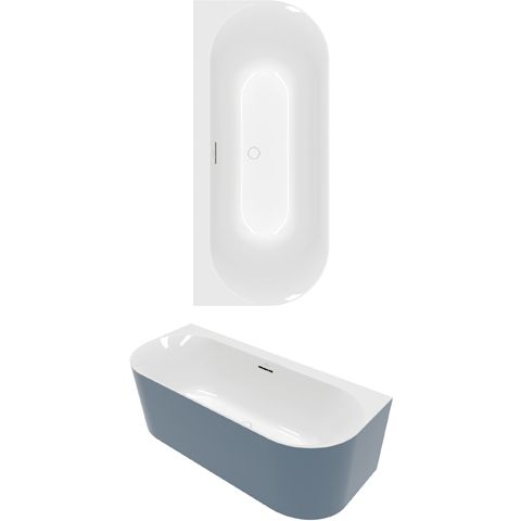 VILLEROY & BOCH - Vorwand-BW Loop&Friends OVAL 1700x 750x600mm OVAL Vorwand-BW CoD we Alpin