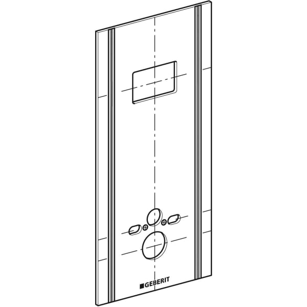 Geberit Vertriebs - GIS Paneel für WWC für Sigma UP-SPK, 12 cm
