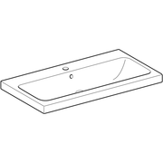 Geberit Vertriebs - iCon Light Waschtisch 90x48cm mit Hahnloch, mit Überlauf, weiß
