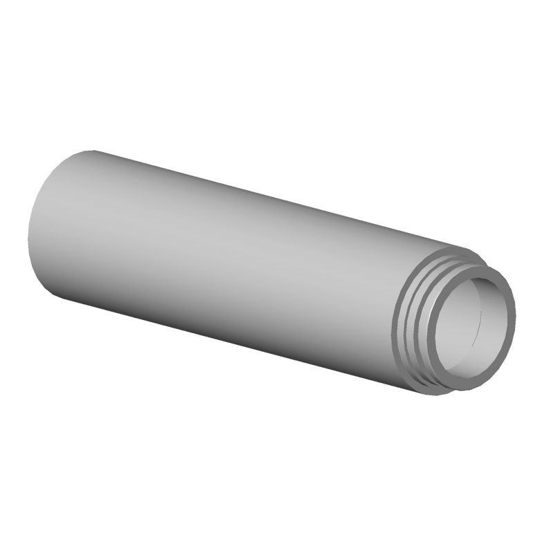 Dornbracht - Rohr Ersatzteile 092822044 D. 46 x 166 mm weiß matt