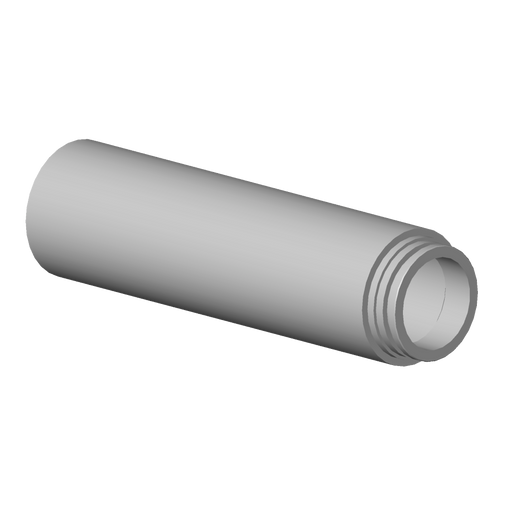 Dornbracht - Rohr Ersatzteile 092822044 D. 46 x 166 mm weiß matt