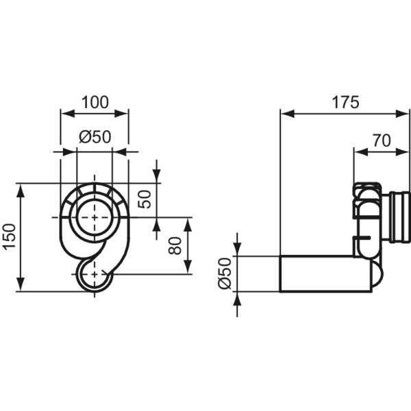 Ideal Standard - Absaugformstück Id.Stand. K822367