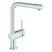 Grohe - Spültisch EHM MINTA 32168 1/2 herausz.Mousseurauslauf Supersteel