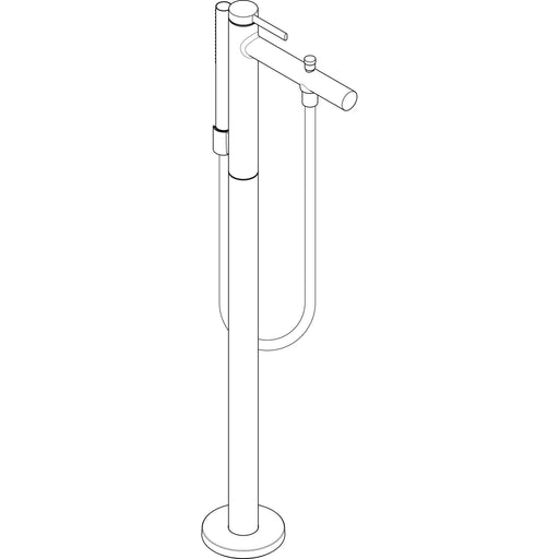 Hansgrohe - Wannenmischer Zesis S bodenstehend mattschwarz