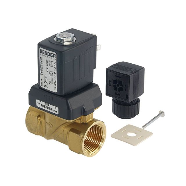 Bender Armaturen - Magnetventil stroml. geschl.Typ1 0,1-10bar,IP65,EPDM,90C,DN20 230V50HzAC