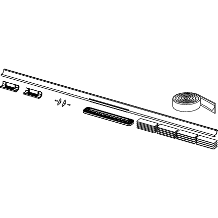 TECE SE - TECEdrainway Duschprofil Edelstahl gebürstet, 1100mm