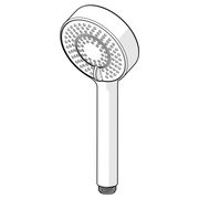 Hansa Armaturen - Handbrause HANSABASICJET 4463 dreistrahlig verchromt