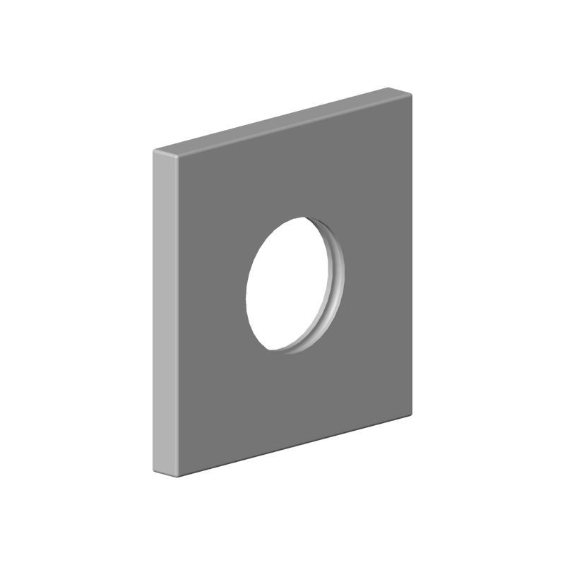 Dornbracht - Rosette Ersatzteile 092778021 78 x 78 x 8 x D. 32,6 mm chrom