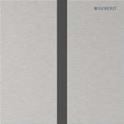 Geberit Vertriebs - Typ 40 UR-Strg. m. elektron. Sp-Ausl. Batt.-Betr., Square, edelst. gebü./Etc