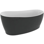 Ideal Standard - Kf-Badewanne AROUND, freistehend, m.Ablauf, 1800x850x625mm, Schwarz