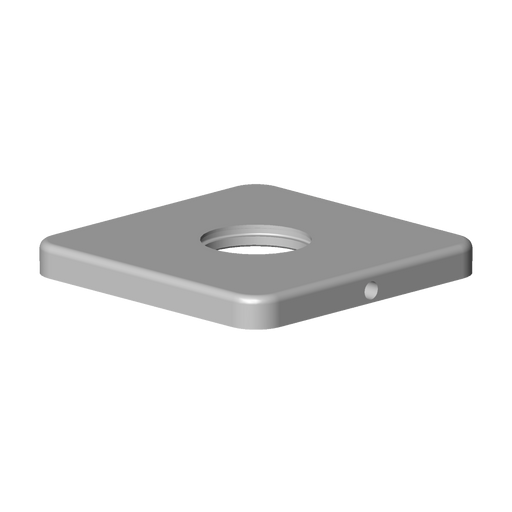 Dornbracht - Rosette Ersatzteile 092771012 78 x 78 x 9 mm chrom