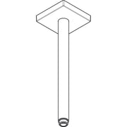 Hansgrohe - Decken-Anschlussstück Axor DN15 300mm eckig chrom