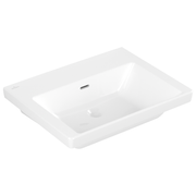 VILLEROY & BOCH - Waschbecken Subway 3.0 600x470mm Rechteck mit Überlauf Weiß Alpin
