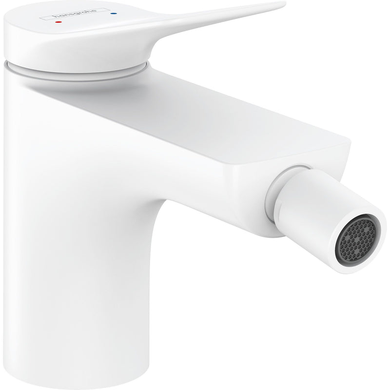 Hansgrohe - Bidetmischer VIVENIS m.Zugstangen-Ablaufgarnitur mattweiß