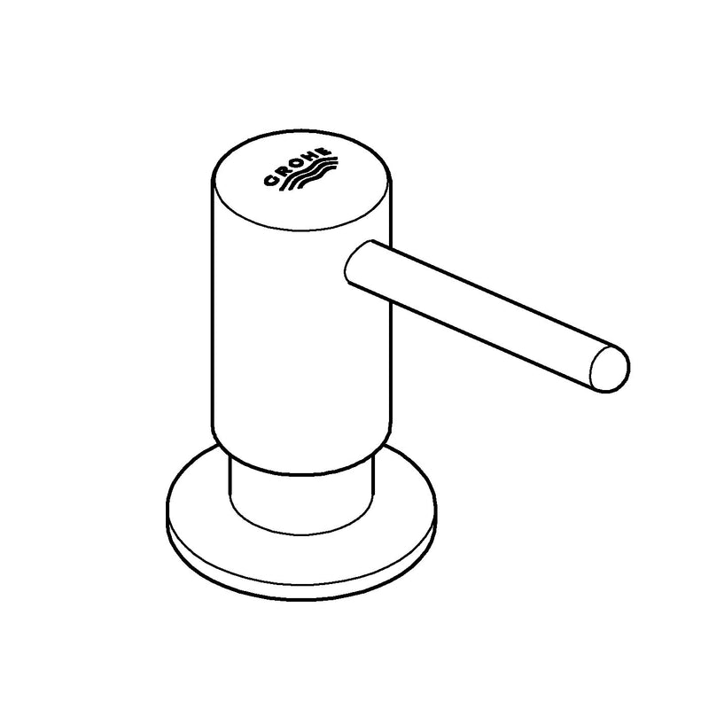 Grohe - Seifenspender CONTEMPORARY 40536 Vorratsbehälter 0,4 l chrom